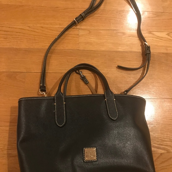 Dooney & Bourke Black Leather Handbag/Crossbody - Picture 8 of 8